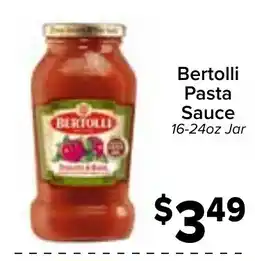 Valu Market Bertolli pasta sauce offer
