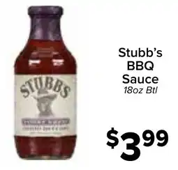Valu Market Stubb's BBQ Sauce offer