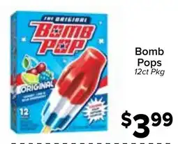 Valu Market Bomb Pop offer