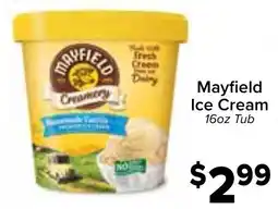Valu Market Mayfield ice cream offer