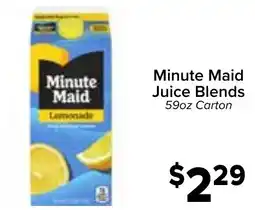 Valu Market Minute Maid juice blends offer