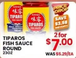 Tiparos fish sauce round