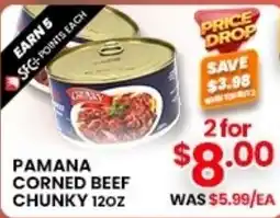 Seafood City Pamana Corned Beef Chunky offer