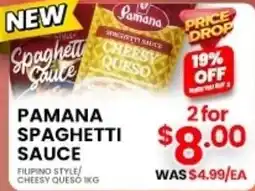 Seafood City Pamana spaghetti sauce offer