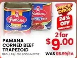 Seafood City Pamana Corned Beef Trapezoid offer