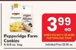 Safeway Pepperidge Farm Cookies offer