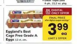 Safeway Eggland's Best Cage Free Grade A Eggs offer