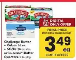 Safeway Challenge Butter offer