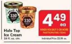 Safeway Halo Top Ice Cream offer