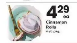 Safeway Cinnamon Rolls offer