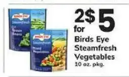 Safeway Birds Eye Steamfresh Vegetables offer