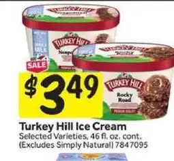 Stop&Shop Turkey Hill Ice Cream offer