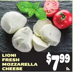 Gristedes Lioni fresh mozzarella cheese offer