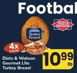 Safeway Dietz & Watson Gourmet Lite Turkey Breast offer