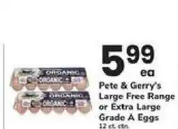 Safeway Pete & Gerry's Eggs offer