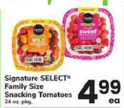 Safeway Signature SELECT Family Size Snacking Tomatoes offer