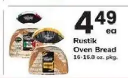 Safeway Rustik Oven Bread offer