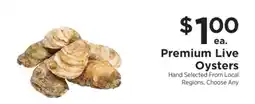 ShopRite Premium Live Oysters offer