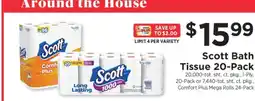 ShopRite Scott Bath Tissue 20-Pack offer