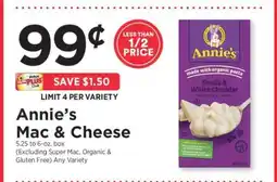 ShopRite Annie's Mac & Cheese offer