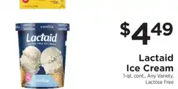 ShopRite Lactaid Ice Cream offer