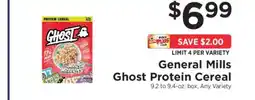 ShopRite General Mills Ghost Protein Cereal offer