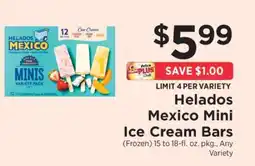 ShopRite Helados Mexico Mini Ice Cream Bars offer