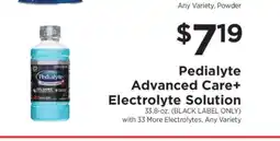 ShopRite Pedialyte Advanced Care Electrolyte Solution offer
