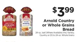 ShopRite Arnold Country or Whole Grains Bread offer