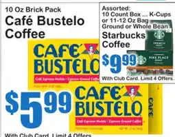 SuperFresh Café Bustelo Coffee offer