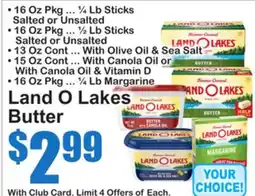 SuperFresh Land O Lakes Butter offer