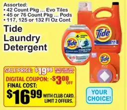 SuperFresh Tide Laundry Detergent offer