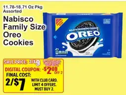 SuperFresh Nabisco Family Size Oreo Cookies offer