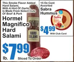 SuperFresh Hormel Magnifico Hard Salami offer