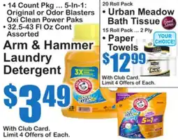 SuperFresh Arm & Hammer Laundry Detergent offer
