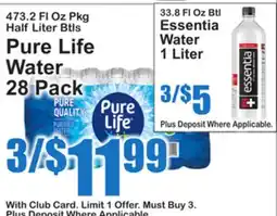 SuperFresh Pure Life Water Essentia Water offer