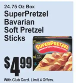 SuperFresh SuperPretzel Bavarian Soft Pretzel Sticks offer
