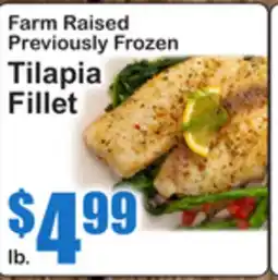 SuperFresh Farm Raised Previously Frozen Tilapia Fillet offer