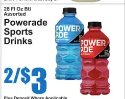 SuperFresh Powerade Sports Drinks offer