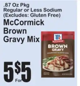 SuperFresh McCormick Brown Gravy Mix offer