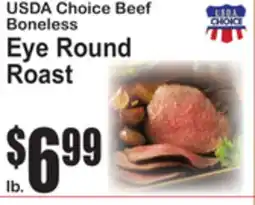 SuperFresh USDA Choice Beef Boneless Eye Round Roast offer