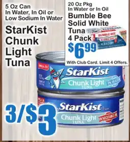 SuperFresh StarKist Chunk Light Tuna offer