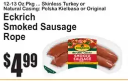 SuperFresh Eckrich Smoked Sausage Rope offer