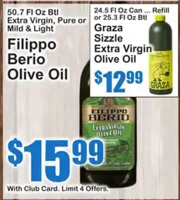 SuperFresh Filippo Berio Olive Oil offer