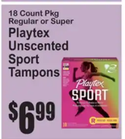 SuperFresh Playtex Unscented Sport Tampons offer