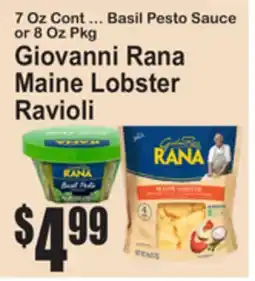 SuperFresh Giovanni Rana Maine Lobster Ravioli offer