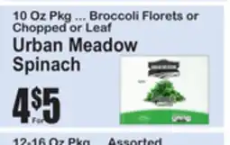 SuperFresh Urban Meadow Spinach offer