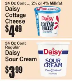 SuperFresh Daisy Cottage Cheese, Sour Cream offer