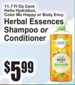 SuperFresh Herbal Essences Shampoo or Conditioner offer