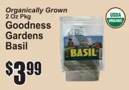 SuperFresh Organically Grown Goodness Gardens Basil offer